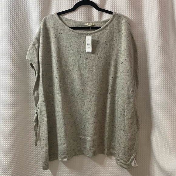 NWT LOFT Modern Space Dye Poncho - Picture 1 of 5
